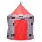 Knight Themed Folding Castle Pops Up Tent Play Toys for Kids Indoor Outdoor Playhouse Gift