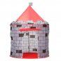 Knight Themed Folding Castle Pops Up Tent Play Toys for Kids Indoor Outdoor Playhouse Gift