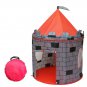 Knight Themed Folding Castle Pops Up Tent Play Toys for Kids Indoor Outdoor Playhouse Gift