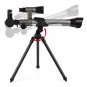 HD 20X 30X 40X Times Refractor Eyepiece Astronomical Telescope with Secondary Mirror and Tripod Scie