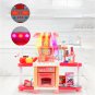 Children's Playhouse Kitchen Toy Set Sound And Light Sound Effects Girls Cook And Cook Utensils