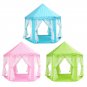 Portable Princess Castle Play Tent Activity Fairy House Fun Play House Toy 55.1x55.1x53.1 Inch