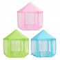 Portable Princess Castle Play Tent Activity Fairy House Fun Play House Toy 55.1x55.1x53.1 Inch