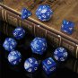 10pc/Set TRPG Games Gaming Dices D4-D30 Multi-sided Dices 6Color