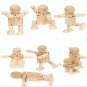 Joint Puppet DIY Handmade Kit Graffiti Painting Model Educational Toys