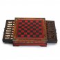32Pcs/Set Resin Chinese Chess With Coffee Wooden Table Vintage Collectibles Gift