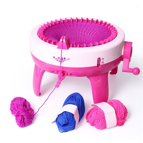 JTStoys Knitting Machine 40 Needles Quick Knit Hat Scarf Big Size Weaving Sewing Kits DIY Craft Gift