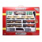 Electric Classic Train Rail Vehicle Toys Set Track Music Light Operated Carriages Educational Gift