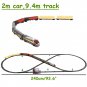 Electric Classic Train Rail Vehicle Toys Set Track Music Light Operated Carriages Educational Gift