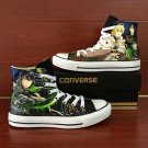 Anime Converse Shoes Seraph of The End Hand Painted Shoes High Top Canvas Sneakers Christmas Gifts