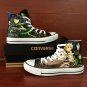 Anime Converse Shoes Seraph of The End Hand Painted Shoes High Top Canvas Sneakers Christmas Gifts
