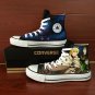 Anime Converse Shoes Seraph of The End Hand Painted Shoes High Top Canvas Sneakers Christmas Gifts