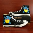 Converse All Star Pokemon Squirtle Shoes High Top Hand Painted Canvas Sneakers Gifts Boys Girls