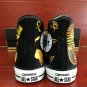 Custom Hand Painted Shoes Converse Cleopatra Egyptian Pharaoh Black High Top Canvas Sneakers