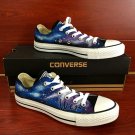 Custom Low Top Converse Galaxy Nebular Hand Painted Shoes Unique Fashion Canvas Sneakers Men Women