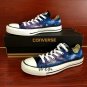 Custom Low Top Converse Galaxy Nebular Hand Painted Shoes Unique Fashion Canvas Sneakers Men Women