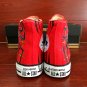 Spider High Top Converse Chuck Taylor Shoes Custom Hand Painted Canvas Shoes Red Sneakers Gifts