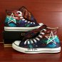Unique Converse Sneaker Birthday Gifts Men Women Harajuku Galaxy Custom Hand Painted Canvas Shoes