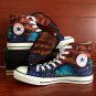 Unique Converse Sneaker Birthday Gifts Men Women Harajuku Galaxy Custom Hand Painted Canvas Shoes