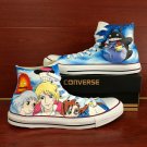 Custom Converse Howl's Moving Castle Totoro Hand Painted Shoes Unique Canvas Sneakers Gifts