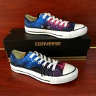 Low Top Galaxy Converse Hand Painted Canvas Shoes Fashion Sneakers Christmas Gifts Men Women