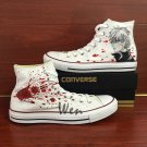 Men Women Unique Converse Shoes Tokyo Ghoul Hand Painted Shoes Fashion Sneakers Gifts