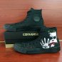 Joker High Top Converse All Star Hand Painted Shoes High Top Black Canvas Sneakers Mens Gifts