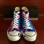 Men Women High Top Converse Sneakers Galaxy Nebula Hand Painted Shoes Fashion Canvas Sneakers
