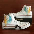 Custom Design Phoenix Shoes Converse Chuck Taylor Men Women Hand Painted Canvas Sneakers