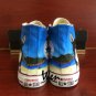 Pet Dog Husky At The Beach Hand Painted Shoes Converse Custom Design High Top Canvas Sneakers