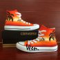 Santa Monica Skyline Hand Painted Shoes Men Women High Top Converse Chuck Taylor Canvas Sneakers