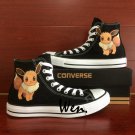 Cute Pokemon Eevee Converse Shoes Boys Girls Hand Painted Canvas Sneakers Personalized Gifts