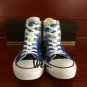 Unique Gifts Men Women Water Lilies Converse All Star Hand Painted Shoes High Top Canvas Sneakers