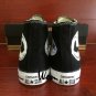 Smiling Skeleton Black Converse All Star Hand Painted Shoes Unique Canvas Sneakers Gifts