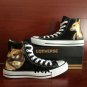 Pet Dog Hand Painted Converse Shoes High Top Canvas Sneakers Unique Casual Shos Men Women