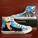 Custom Hand Painted Shoes Prince of Tennis Converse Chuck Taylor High Top Canvas Sneakers