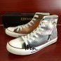 Gintama Men Women Converse All Star Custom Hand Painted Shoes Canvas Sneakers Unique Gifts