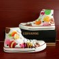 Custom Design Converse Chuck Taylor Men Women Ice Cream High Top Canvas Sneakers Unique Presents