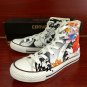 Custom Converse Chuck Taylor Fish Tattoo Hand Painted Shoes Unique Canvas Sneakers Men Women
