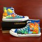 Hand Painted Converse Shoes Colorful Sea World Men Women High Fashion Canvas Sneakers Gifts