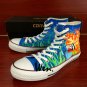 Hand Painted Converse Shoes Colorful Sea World Men Women High Fashion Canvas Sneakers Gifts