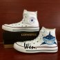 Shark Shoes Converse All Star Hand Painted Canvas Sneakers Boys Girls Fashion Shoes Gifts