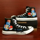 Sir Squirtle Men Women Converse Chuck Taylor Custom Hand Painted Shoes Black Canvas Sneakers