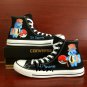 Sir Squirtle Men Women Converse Chuck Taylor Custom Hand Painted Shoes Black Canvas Sneakers