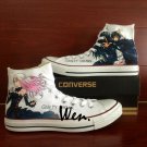 Anime Shoes Converse All Star Guilty Crown Hand Painted Shoes HIgh Top Fashion Sneakers Gifts