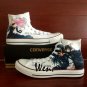 Anime Shoes Converse All Star Guilty Crown Hand Painted Shoes HIgh Top Fashion Sneakers Gifts