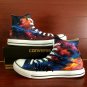 Carina Nebula Galaxy Hand Painted Shoes Men Women High Top Converse All Star Canvas Sneakers