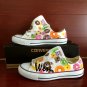 Low Top Converse Donuts Hand Painted Canvas Shoes White Sneakers Birthday Gifts Men Women