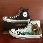 Wolf Shoes Converse Chuck Taylor Custom Hand painted Shoes Fashion Canvas Sneakers Men Women