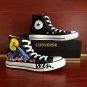 Fashion Converse Shoes Nightmare Before Christmas Hand Painted Shoes High Top Black Canvas Sneakers